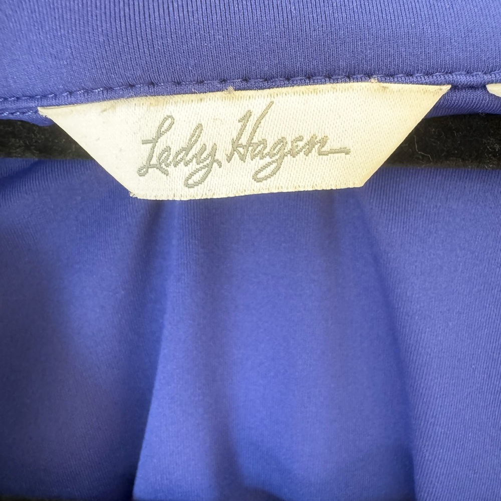 Walter Hagen Women's Full Zip Golf Athletic Jacket - XL - Blue Iris Color - Picture 6 of 7